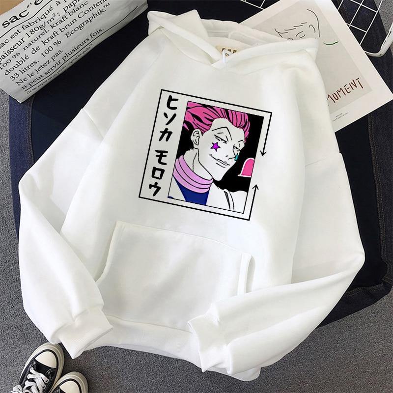 Hunter X Hunter Hisoka Morow Hoodie-Clothing-Monkey Ninja-White-S-Monkey Ninja