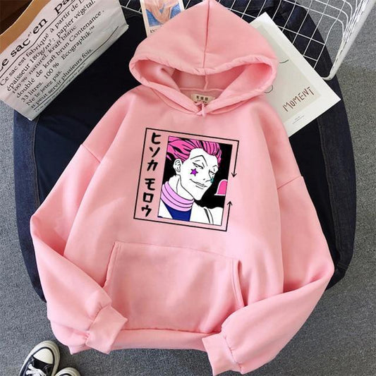 Hunter X Hunter Hisoka Morow Hoodie-Clothing-Monkey Ninja-Pink-S-Monkey Ninja