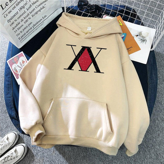 Hunter x Hunter Hoodie-Clothing-Monkey Ninja-Beige-S-Monkey Ninja