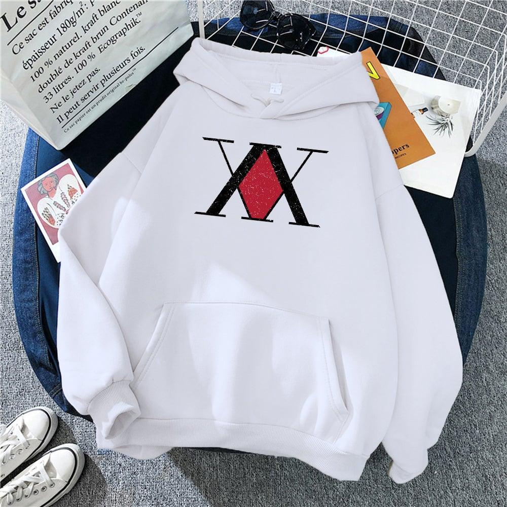 Hunter x Hunter Hoodie-Clothing-Monkey Ninja-White-S-Monkey Ninja