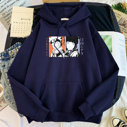 Naruto Hinata Hoodie-Clothing-Monkey Ninja-Dark Blue-S-Monkey Ninja