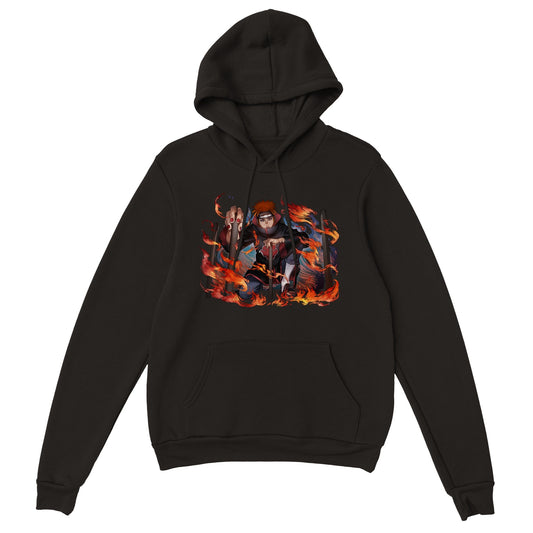 Naruto | Pain | Anime Hoodie (Unisex)-Hoodie-Monkey Ninja-Black-S-Monkey Ninja