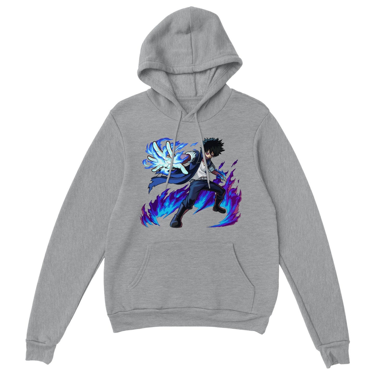 My Hero Academia | Dabi | Anime Hoodie (Unisex)-Hoodie-Monkey Ninja-Grey-S-Monkey Ninja