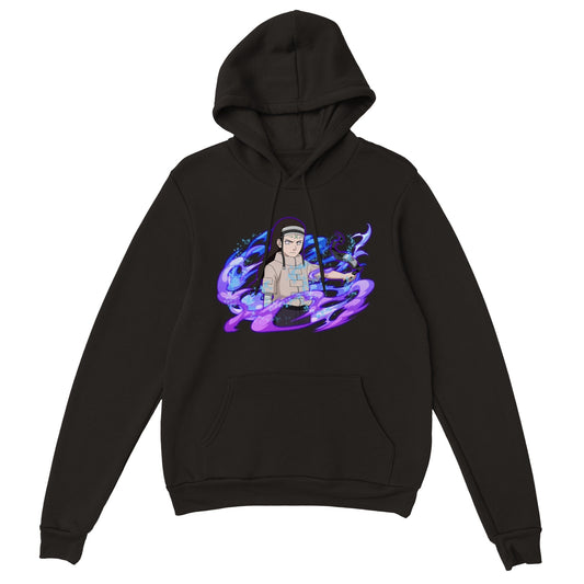 Naruto | Neji | Anime Hoodie (Unisex)-Hoodie-Monkey Ninja-Black-S-Monkey Ninja