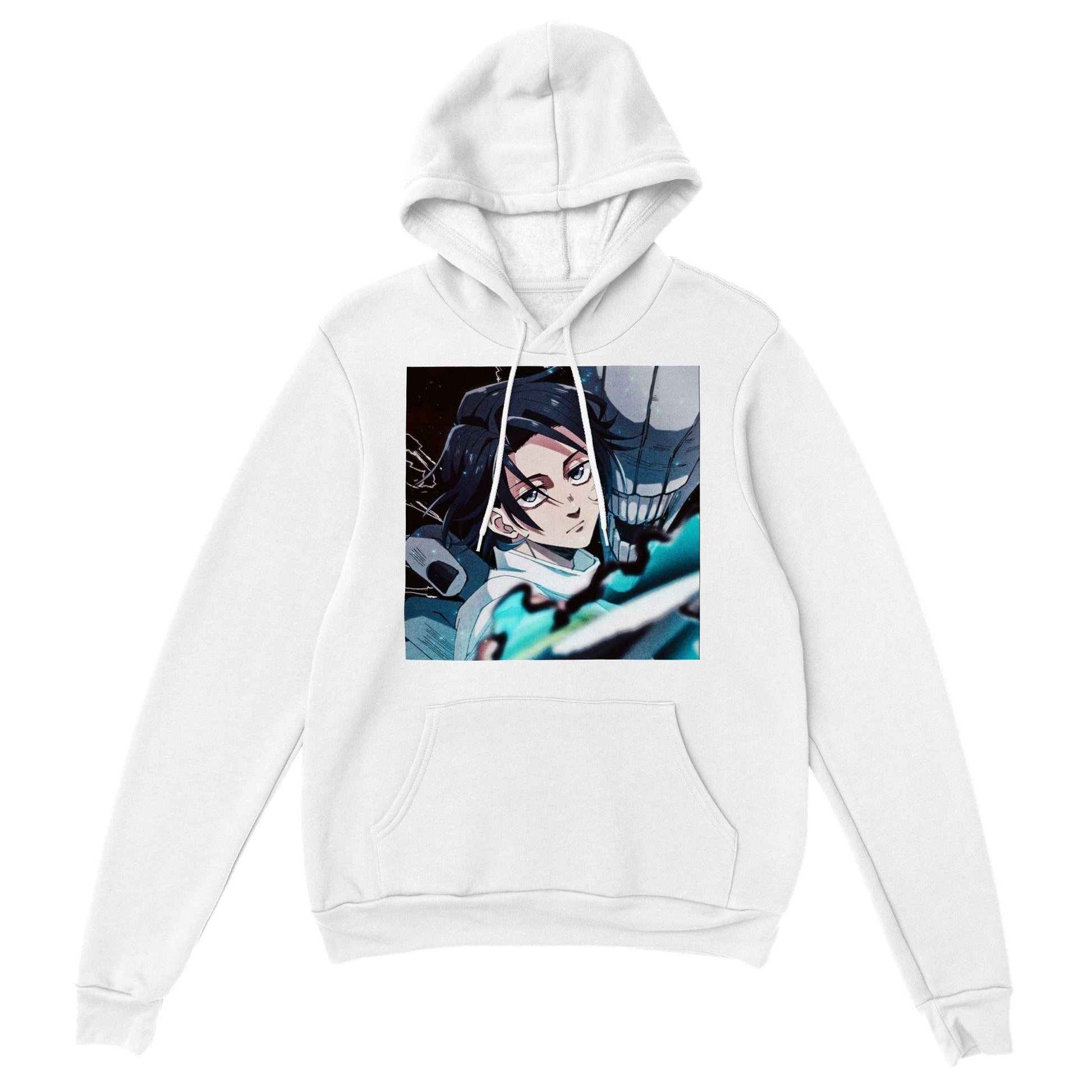 Jujutsu Kaisen | Yuta Okkotsu | Anime Hoodie (Unisex)-Hoodie-Monkey Ninja-White-S-Monkey Ninja