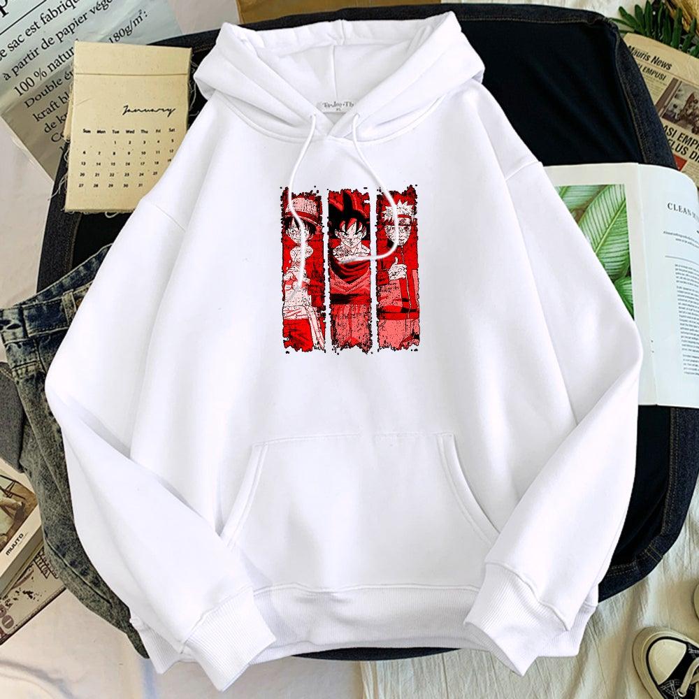 Three Legends Hoodie-Clothing-Monkey Ninja-White-S-Monkey Ninja