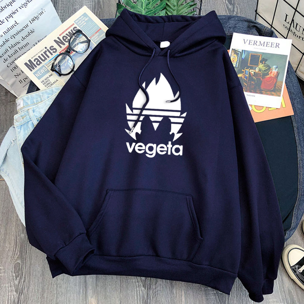 Dragon Ball Vegeta Hoodie-Clothing-Monkey Ninja-Dark Blue-S-Monkey Ninja